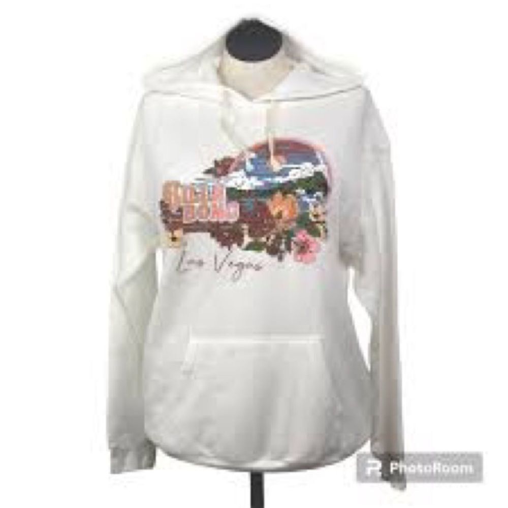 BILLABONG XS Hoodie Pullover Coastal Dreamer White Kangaroo Pocket